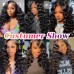 Virgin Loose Wave Hair Bundles With 13x4 Transparent/HD Lace Frontal Closure