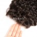 Virgin Kinky Curly Hair Bundles With 5x5 Transparent/HD Lace Closure