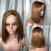 2x6 Colored Straight BOB Lace Closure Wig Double Drawn Virgin Human Hair Wig