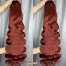 #33 Reddish Brown 13x4 Transparent Lace Front Body Wave Season Vibe Wig