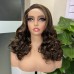 #4/27 Highlight 5x5 Glueless Double Drawn Bouncy Curl Transparent Lace Closure Wig