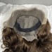 #4 Brown Double Drawn Bouncy Curl 13x4 Transparent Lace Full Frontal 300% Density Wig