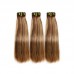 #4/27 Honey Blonde Highlight Natural Straight Virgin Human Hair Double Drawn Bundles