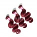 #99J Burgundy Color Body Wave Virgin Human Hair Bundles