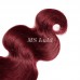 #99J Burgundy Color Body Wave Virgin Human Hair Bundles