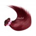 #99J Burgundy Color Natural Straight Virgin Human Hair Bundles