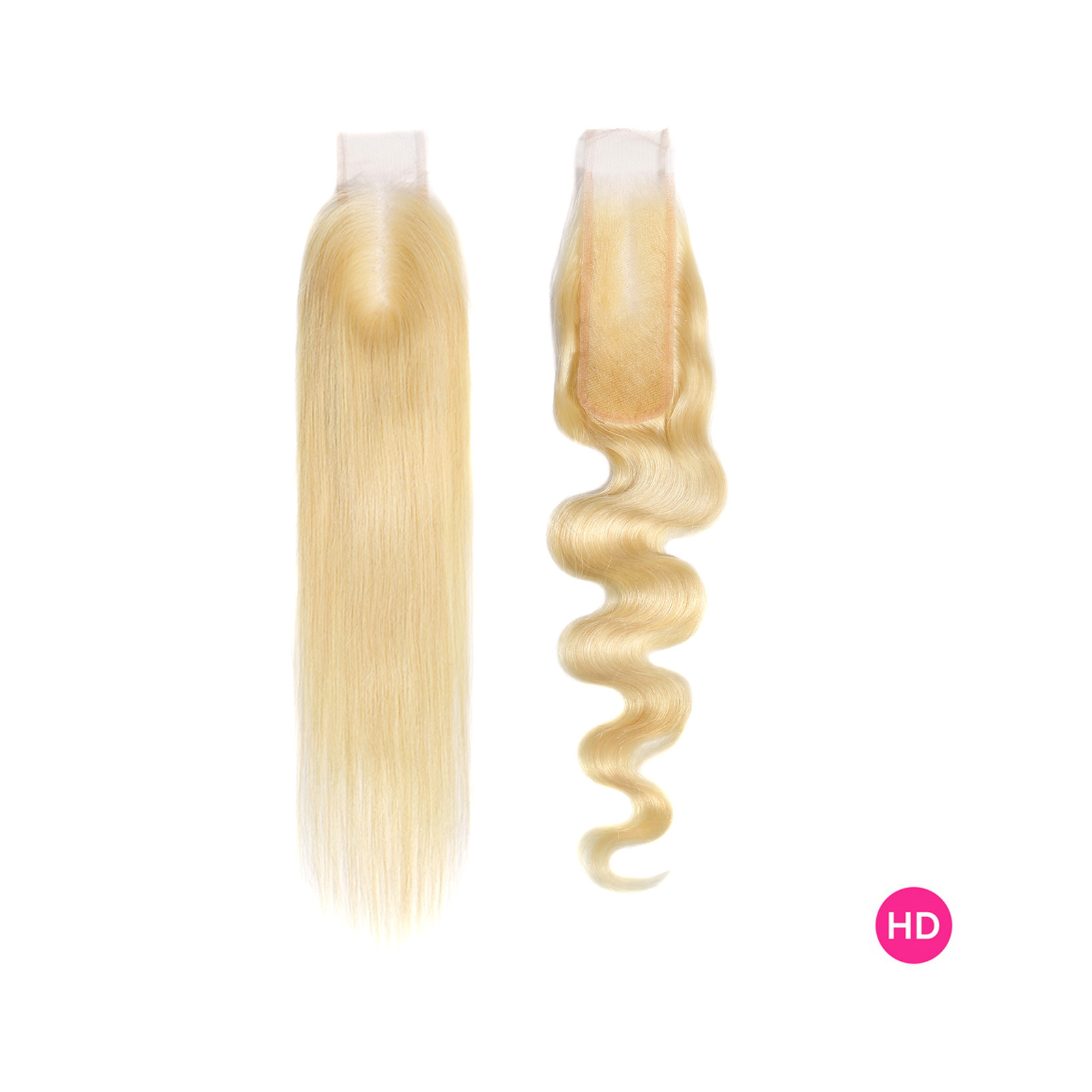 Virgin Hair #613 Blonde 2X6 HD Lace Closure